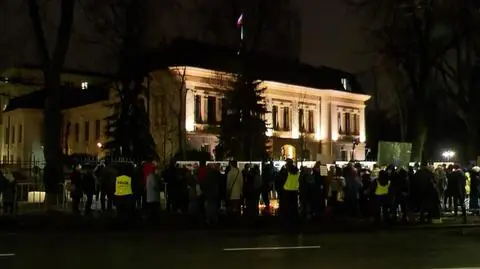 Protest przed Trybunałem Konstytucyjnym