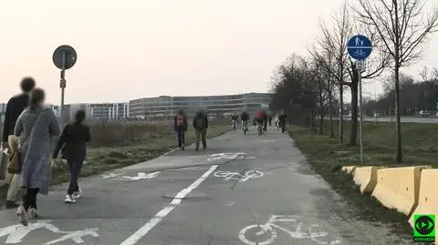 "Bardzo dużo ludzi wyszło na spacer"