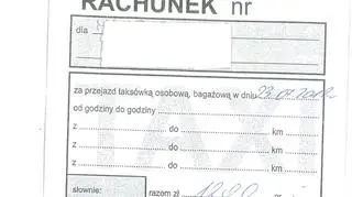 Rachunek opiewa na 1200 zł