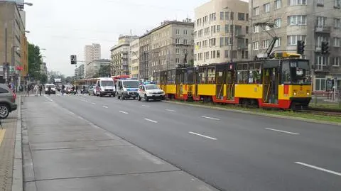 Tramwaj potrącił pieszego na Puławskiej