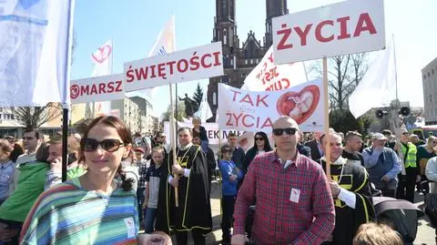 Przeszedł marsz życia. "Rodzina przyszłością świata i Kościoła"