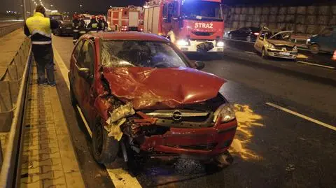 Wypadek na S2, kilka godzin utrudnień