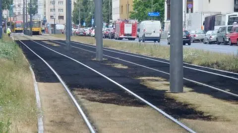 Pożar na torach. "Trawa płonęła otwartym, żywym ogniem"