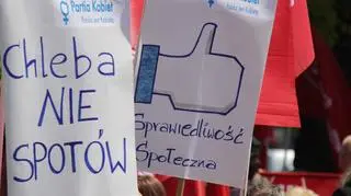 Manifestacje w Święto pracy