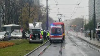 Zderzenie z tramwajem