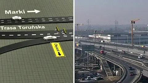 Nowy wiadukt na Toruńskiej Nawet autobusy błądziły