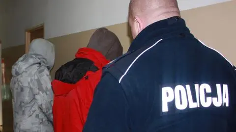 Nastoletni rabusie w rękach policji