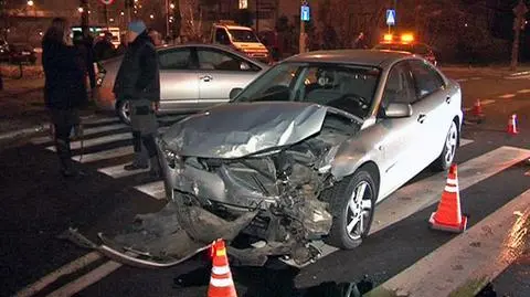 Wypadek na Pradze Południe - fot. Lech Marcinczak/tvnwarszawa.pl