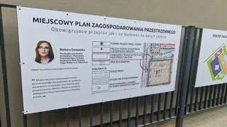 Wystawy na ogrodzeniu przy Białostockiej