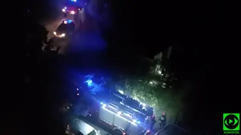 Pożar stacji transformatorowej w Ursusie