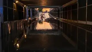 Zalany tunel w Wołominie