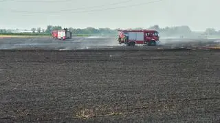 Pożar w miejscowości Płochocin