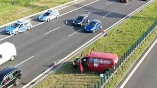 Wypadek na obwodnicy Radzymina