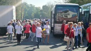 Protest pielęgniarek w Warszawie