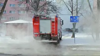 Awaria ciepłownicza na Bielanach