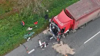 Wypadek w miejscowości Błonie-Wieś