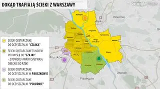 Dokąd trafiają ścieki w Warszawie? 