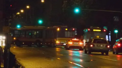 Autobusy utknęły na objeździe objazdu