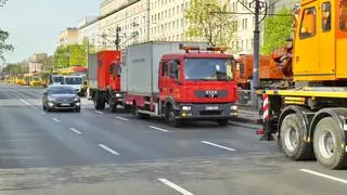 Tramwaj wypadł z szyn