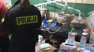 CBŚP zlikwidowało laboratorium do produkcji narkotyków
