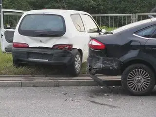 Zderzenie w alei Prymasa Tysiąclecia