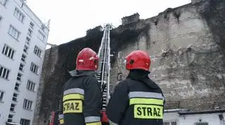 Pożar kamienicy na Pradze Południe