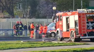 Akcja strażaków w metrze