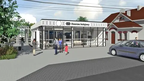 Nowy pawilon przy historycznym dworcu. Zmiany w Milanówku