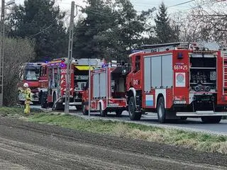 Pożar w miejscowości Mory 