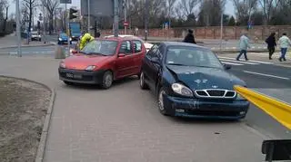 Wypadek na ul. Odrowąża