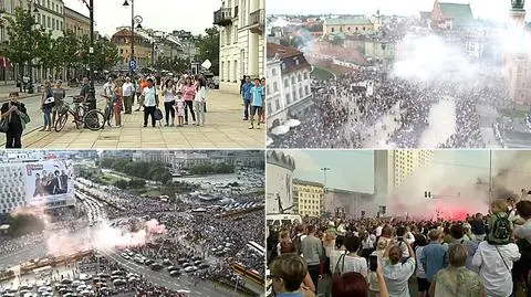 10 minut ciszy. Godzina "W" z różnych kamer