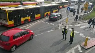 Policja zamknęła ulicę Nowy Zjazd