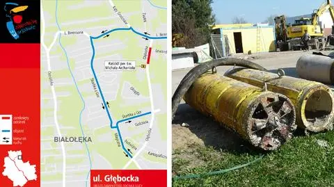 Rozkopią fragment Głębockiej. Objazdy do końca kwietnia