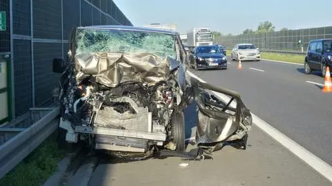 Czworo dzieci rannych w wypadku na autostradzie