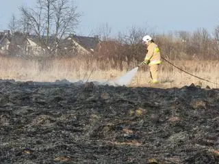 Pożar na Białołęce 