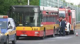 Pożar autobusu