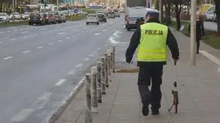 Pieszy potrącony na pasach w Alejach Jerozolimskich