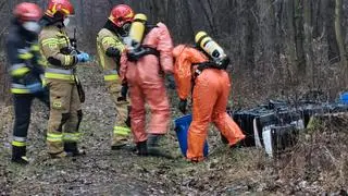 Akcja strażaków w miejscowości Całowanie 