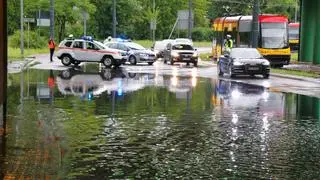 Utrudnienia na rondzie Żaba 