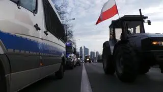 Rolnicy odjechali w asyście policji