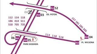 Przystanek Potok 04 zawieszony