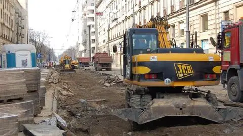 Korek w al. Niepodległości to przedsmak budowy metra