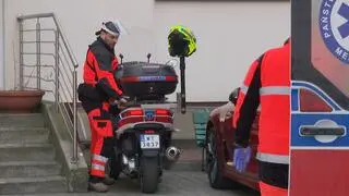 Ratownik na motoambulansie Marcin "Borkoś" Borkowski