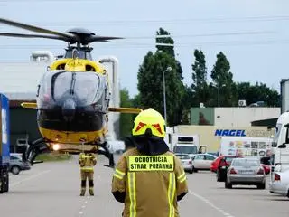 Wypadek podczas robót w Piasecznie 