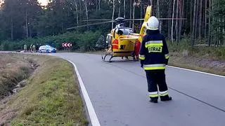 Śmiertelny wypadek z udziałem motocyklisty w miejscowości Ostrów-Kania