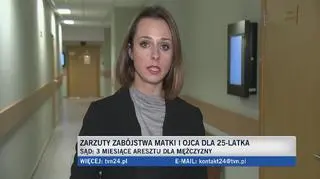 Zarzuty zabójstwa matki i ojca dla 25-latka