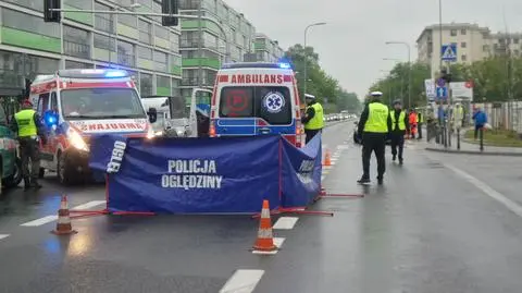 Wypadek na Żoliborzu. Motocyklista nie żyje