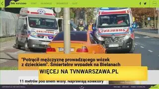 Mężczyzna przechodził z dzieckiem przez pasy, potrąciło ich BMW