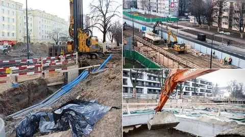 Budowa II linii metra rozkręca się po obu stronach Wisły