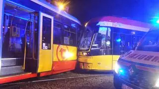 Zderzenie tramwajów na Woli